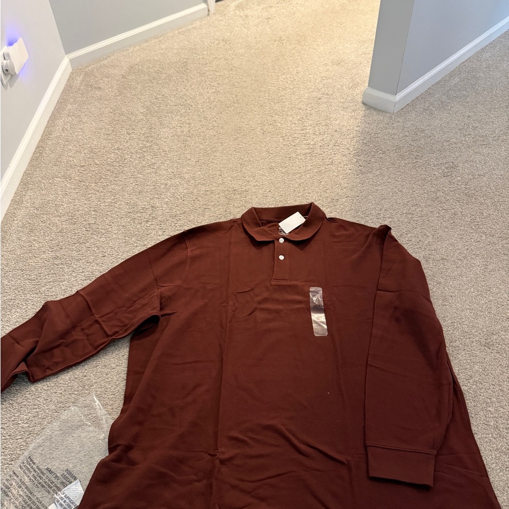 Harbor Bay Dark Brown Polo Shirt